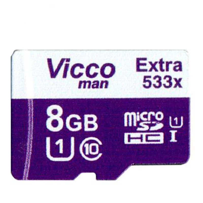 کارت حافظه microSDHC ویکو من مدل Extre 533X کلاس 10 استاندارد UHS-I U1 سرعت80MBpsظرفیت 8 گیگابایت ا Vicco