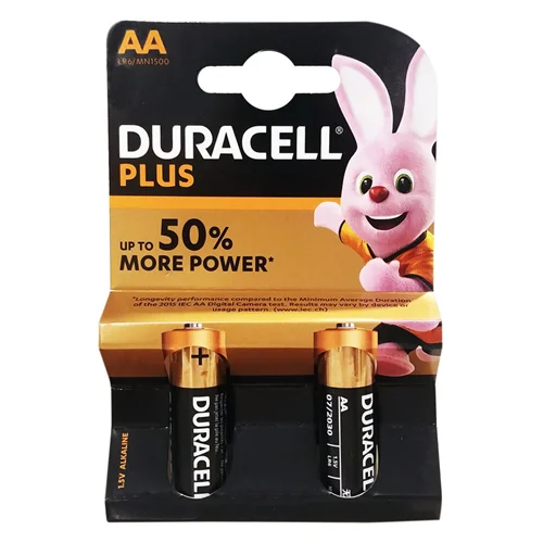 باتری قلمی دوراسل مدل Plus Power Duralock بسته 2 عددی